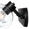 Westinghouse Fixture Wall 60W 3-Light Hyson Universal Mount, Matte Black Clear Glassobe Glass 6127900 - alternate 8